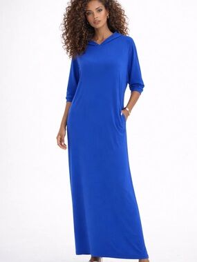 Aleeza Paris Essential Dolman Maxi Dress Size Medium NWT